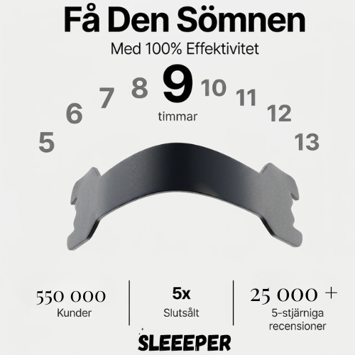 Sleeeper™ Näsremsor för Sömn, Snarkning & Återhämtning